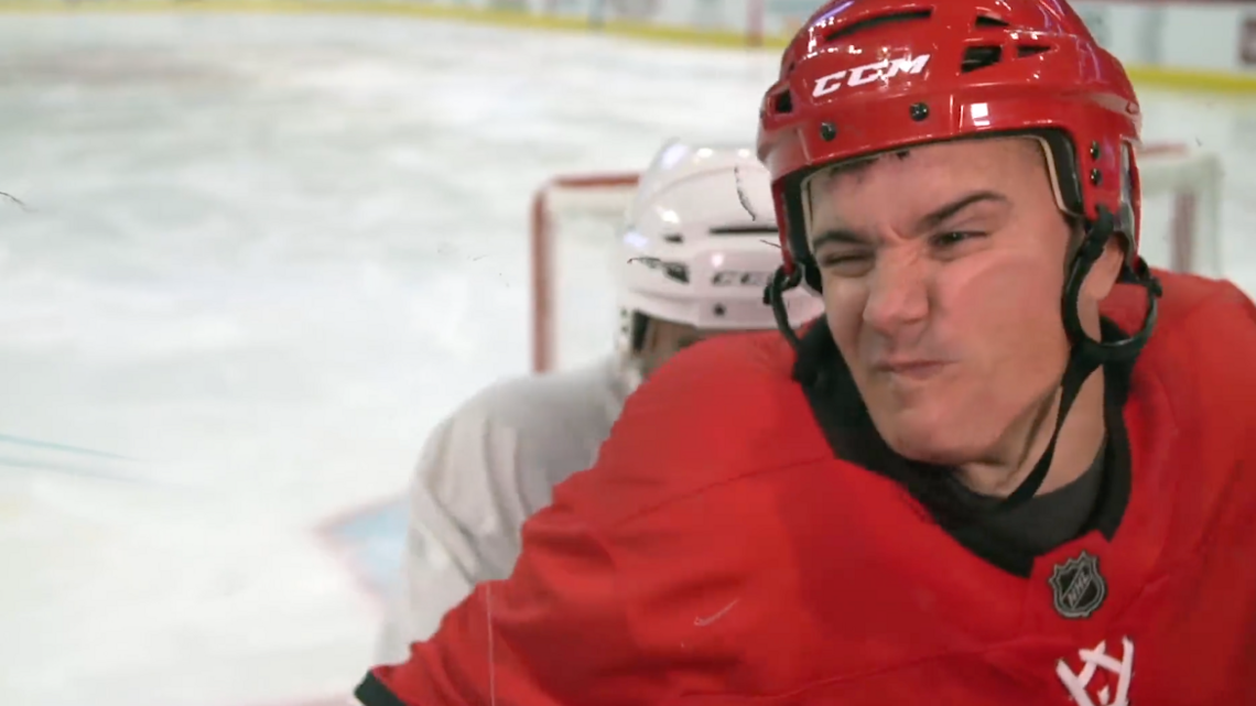 That ‘Cradle to Caniac’ player gazing at the baby? Who is that guy?