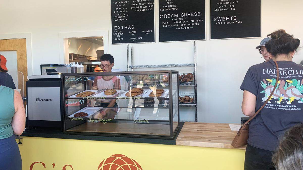 Isaac’s Bagels opens its first brick and mortar location on W. Chapel Hill Street in Durham.