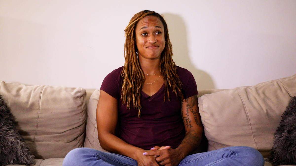 Jessica McDonald sits for an interview in her home in Raleigh, N.C. on July 19, 2021.