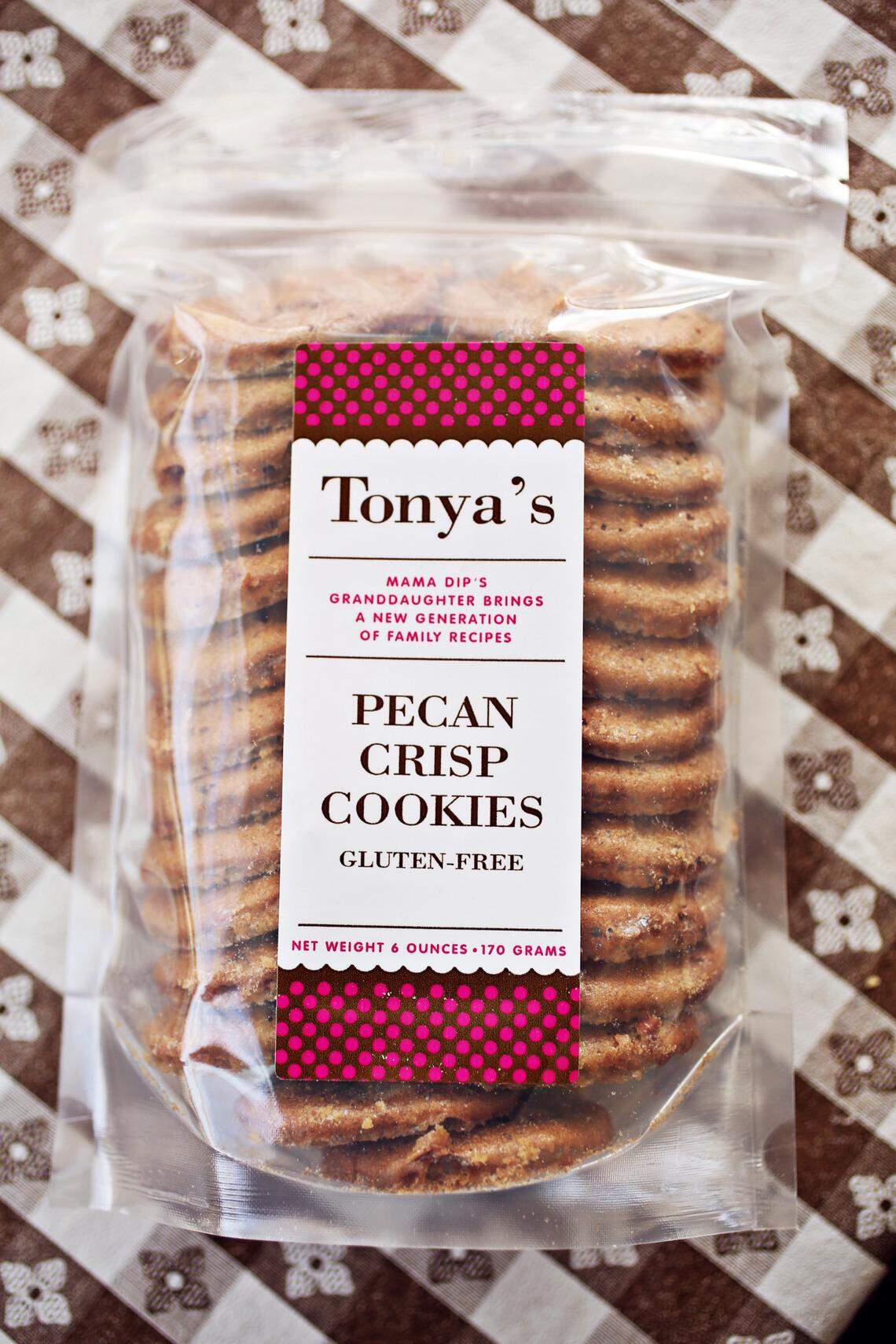 Tonya Council, granddaughter of Mildred “Mama Dip” Council, makes a pecan crisp cookie that’s been named one of Oprah’s Favorite Things for 2021.