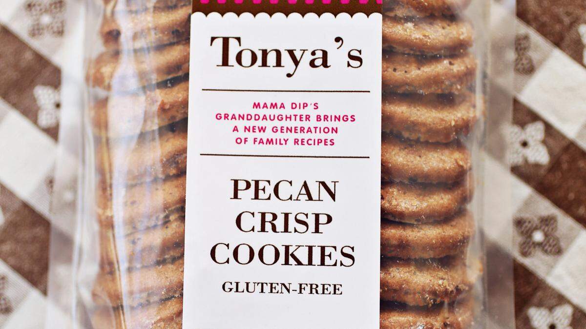 Tonya Council, granddaughter of Mildred “Mama Dip” Council, makes a pecan crisp cookie that’s been named one of Oprah’s Favorite Things for 2021.