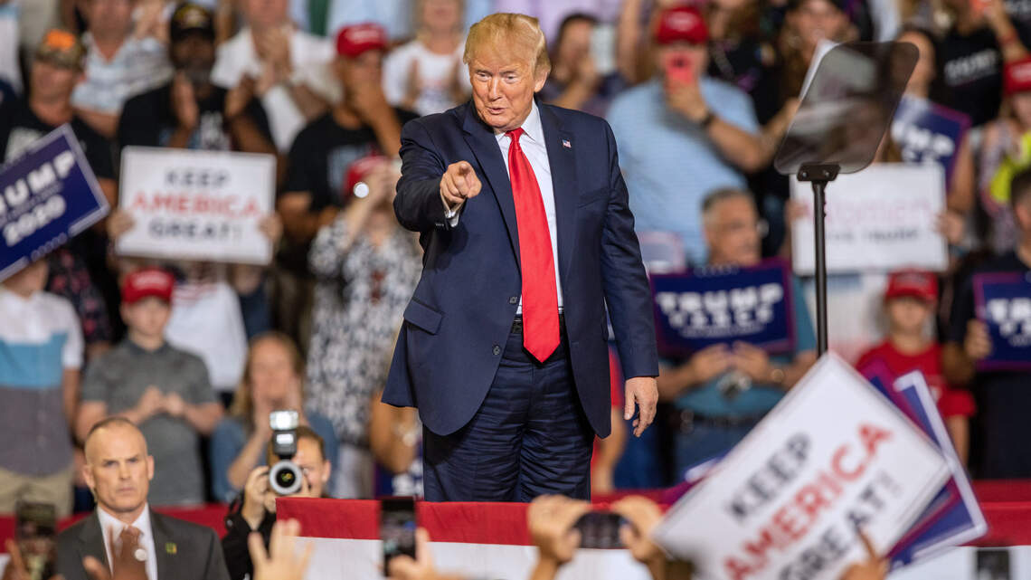 ‘Send her back,’ crowd chants at Rep. Omar during Trump campaign rally in NC