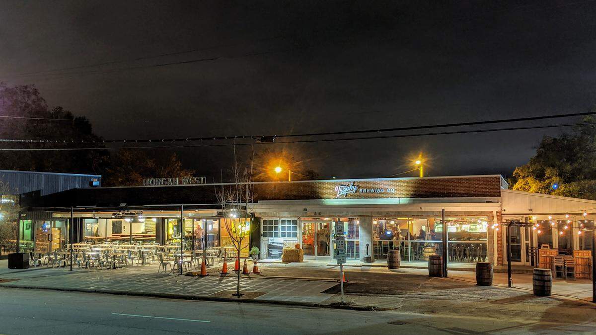 Trophy unveiled its expanded Morgan Street taproom and pizzeria this week. The original Trophy location will now house the brewery’s sour and farmhouse ale program.