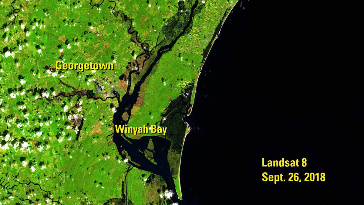 Georgetown, SC escaped the worst of the flooding after communities upstream were inundated by waters from Hurricane Florence.