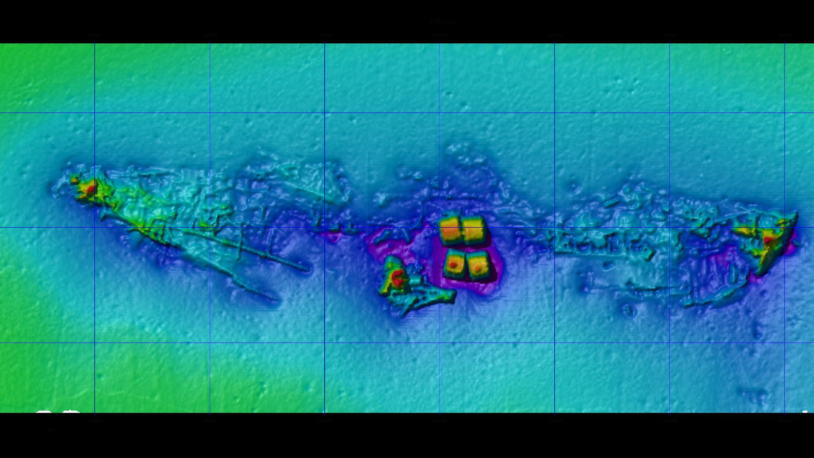 The City of Atlanta is among the ships sought by the NOAA expedition. It sank on Jan. 19, 1942 and counts as “the largest loss of life among the ships torpedoed off North Carolina’s coast,” NOAA says. Of the 46 people on board, 43 were killed.