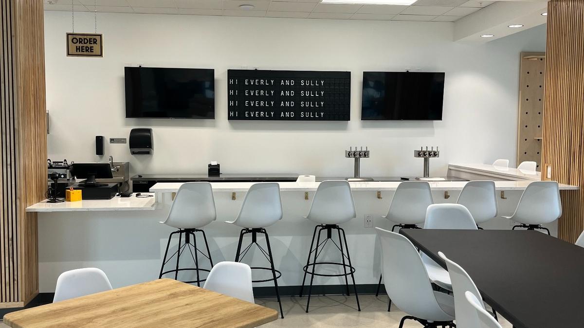 Artisan Beer & Cheese, a new business in Rolesville, North Carolina, will feature indoor and outdoor seating for customers who want to enjoy food and drinks in store.