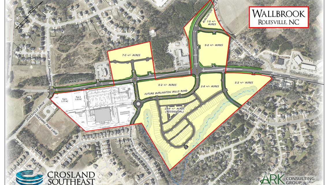 Rolesville will get a major overhaul in coming years. Publix will serve as anchor tenant in a new 78-acre development on Main Street.