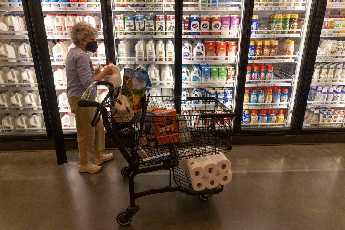 Wegmans’ 104,000-square-foot Raleigh store stocks grocery essentials plus an expansive ready-to-heat section. 