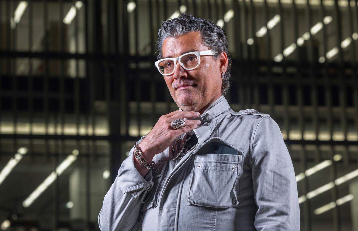 Terence Steiner, photographed at the University of North Carolina School of the Arts in Winston-Salem, N.C. on Friday, July 19, 2024. Steiner is part of a group of former students alleging sexual abuse by faculty and staff when they were minors attending UNCSA.