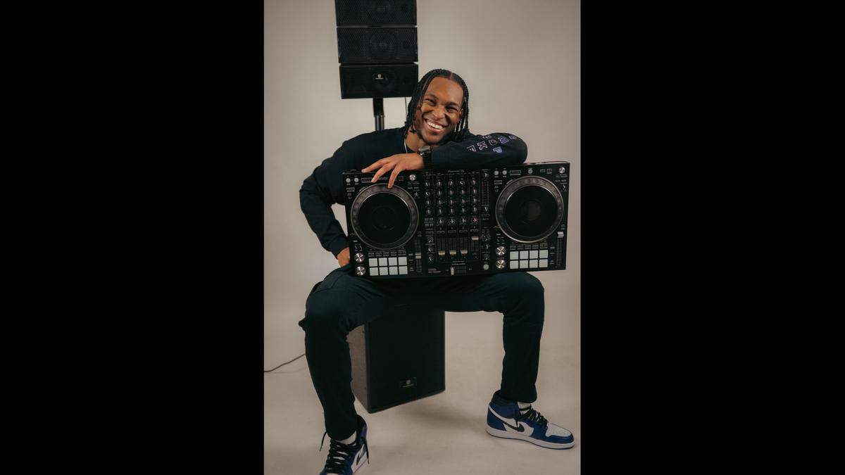 Jamari Cortez, known professionally as DJ JamxliVe, plays at events across the Triangle.