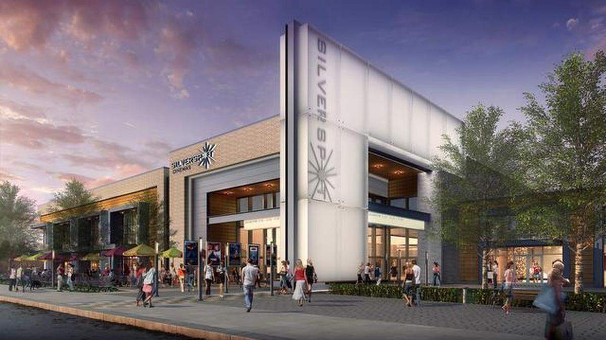 A rendering of the Silverspot Cinema in Universty Mall from 2015 when the theater opened in Chapel HIll. Silverspot will reopen this weekend for private screenings. 
