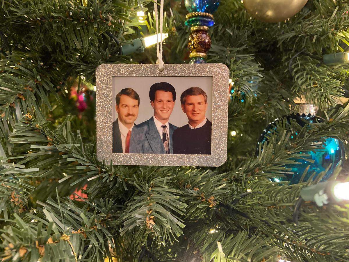 A Christmas ornament celebrates the lives of Bart Smith, Rick Sherrill and Jim Lane, killed 30 years ago in a WTVD helicopter crash.