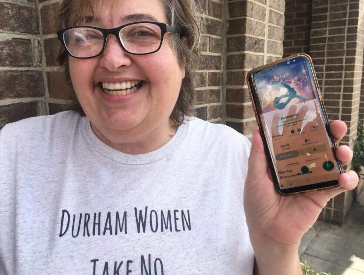 Terri DeMaeyer is 53 years old and is a big fan of Pokemon Go. According to mobile app analytic company Apptopia, 19% of today’s users are 51 years old or older.