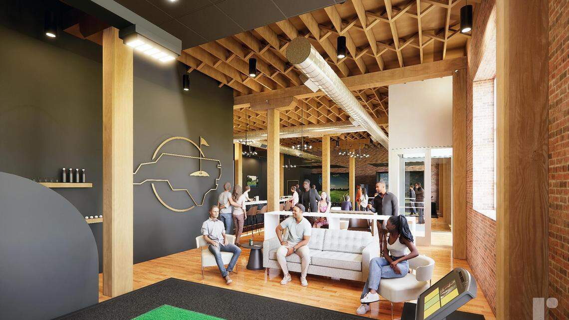 A new golf simulator bar State of Golf will open this spring in Durham’s American Tobacco Campus.