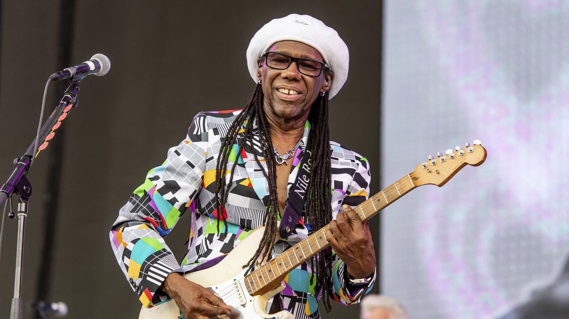 Nile Rodgers & Chic performs at the Bonnaroo Music and Arts Festival on June 9, 2018, in Manchester, Tenn. He'll be one of the headline acts at this fall's ninth annual Hopscoth Music Festival in Raleigh.