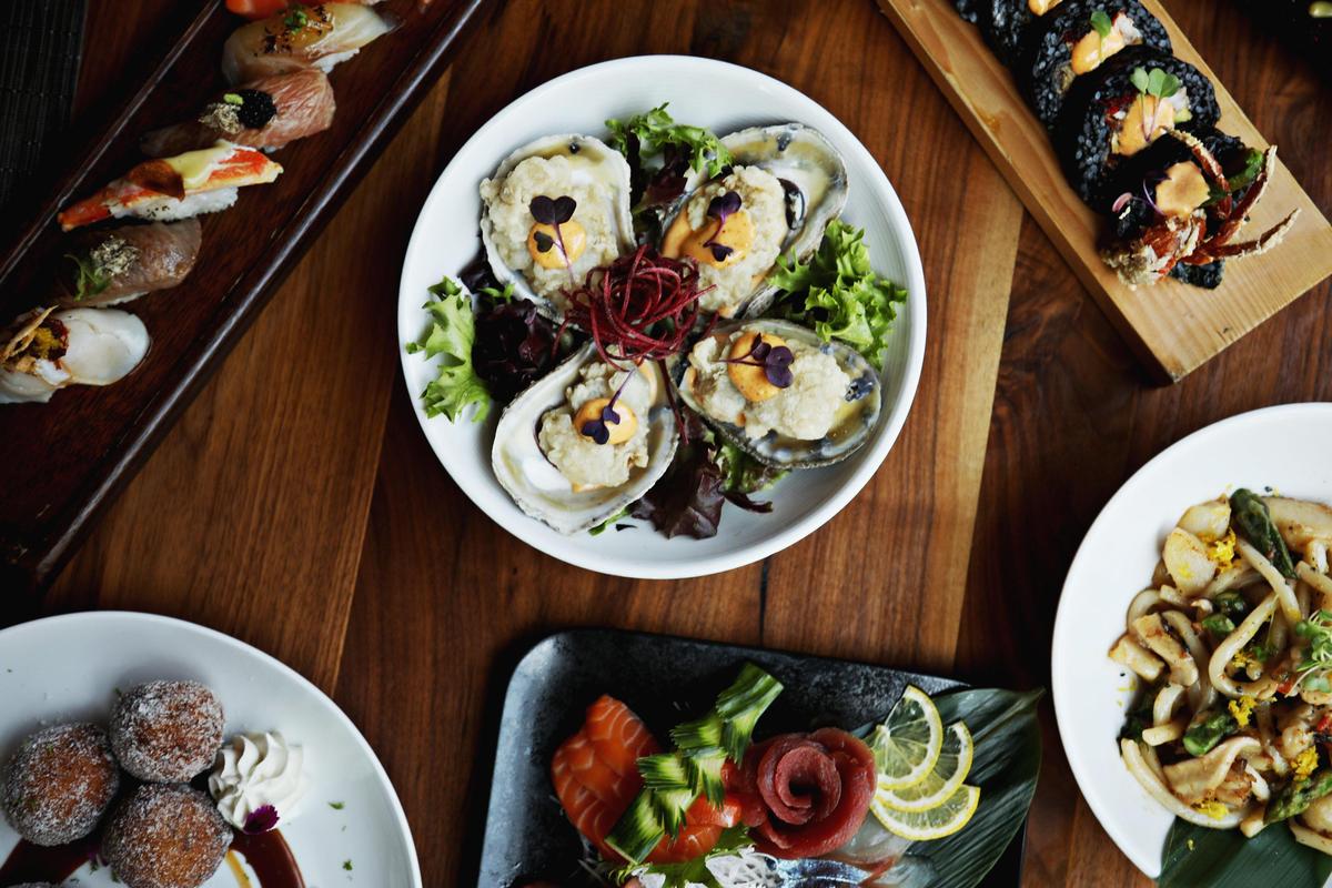 Given the unusual fish selection and attention to detail in presentation, you may also be surprised to learn that O-Ku is a chain.