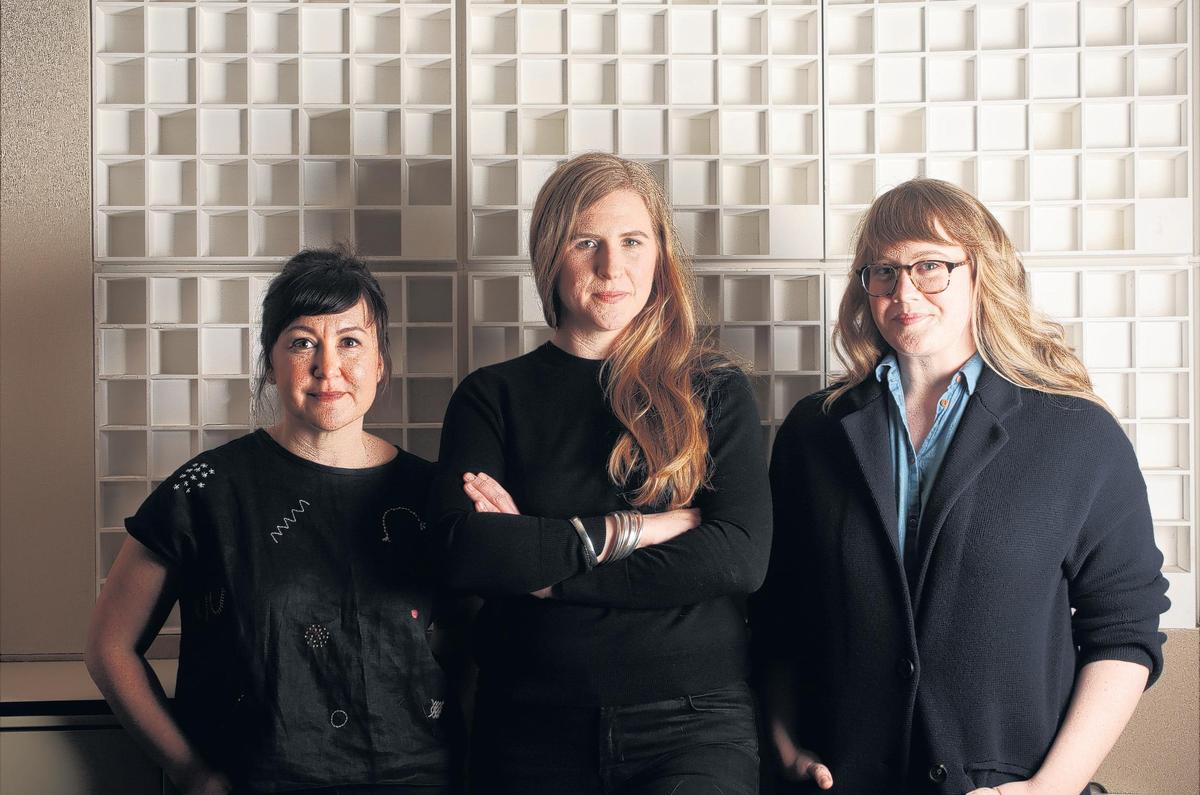 For producers of the Durham-based podcast "Criminal," the Carolina Theatre event will be a homecoming. Over the past four years, host Phoebe Judge, center, and producers Lauren Spohrer, left, and Nadia Wilson, right, have developed the twice-monthly podcast into a popular and critically acclaimed series with an international following.