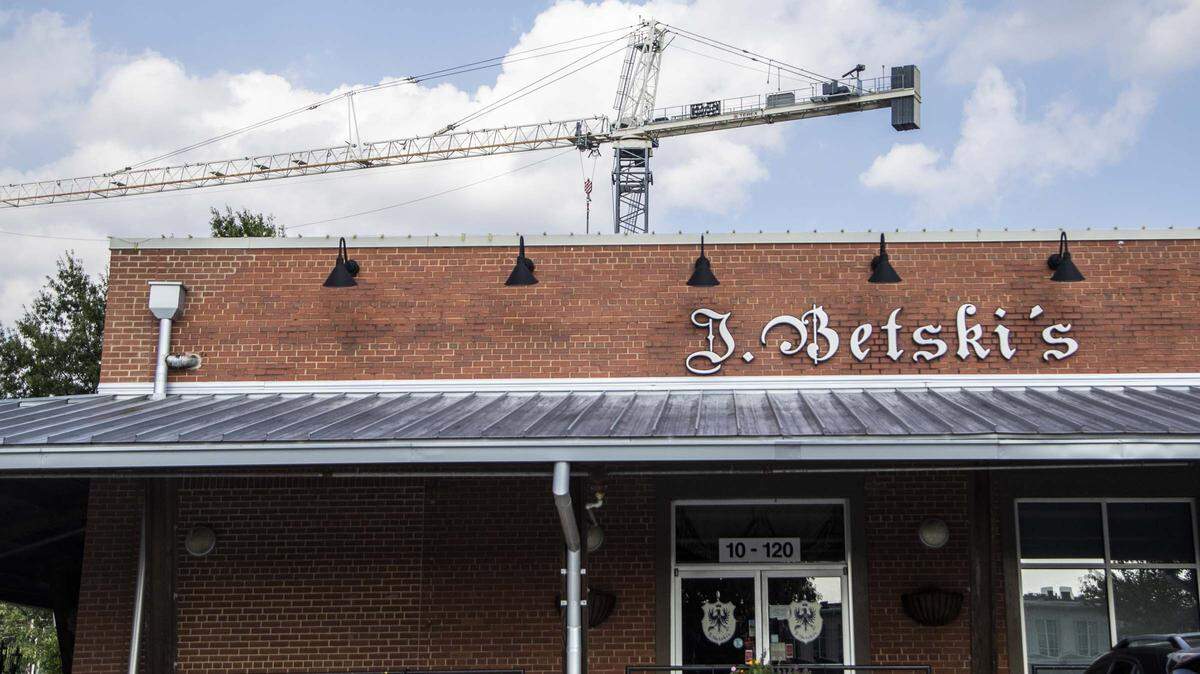 The outside of J. Betski’s restaurant in Raleigh Wednesday, Aug. 11, 2021.