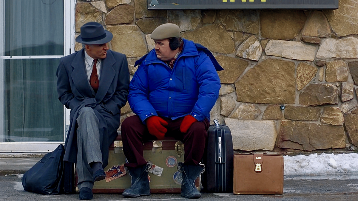Steve Martin and John Candy in the 1987 movie “Planes, Trains and Automobiles.”