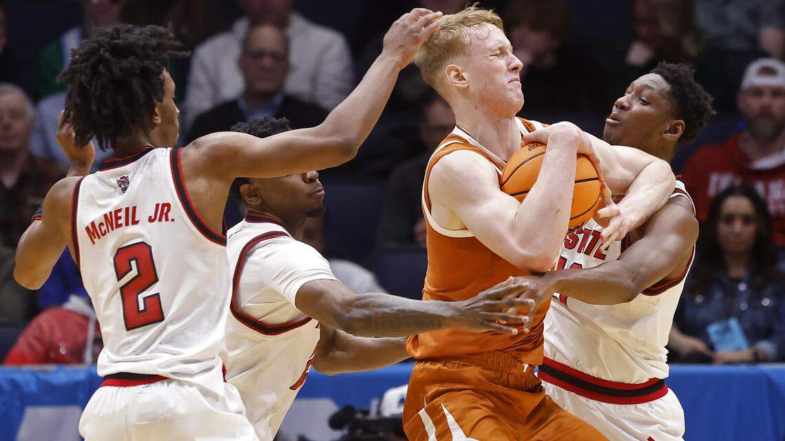 Photos: N.C. State faces Texas in NCAA First Four