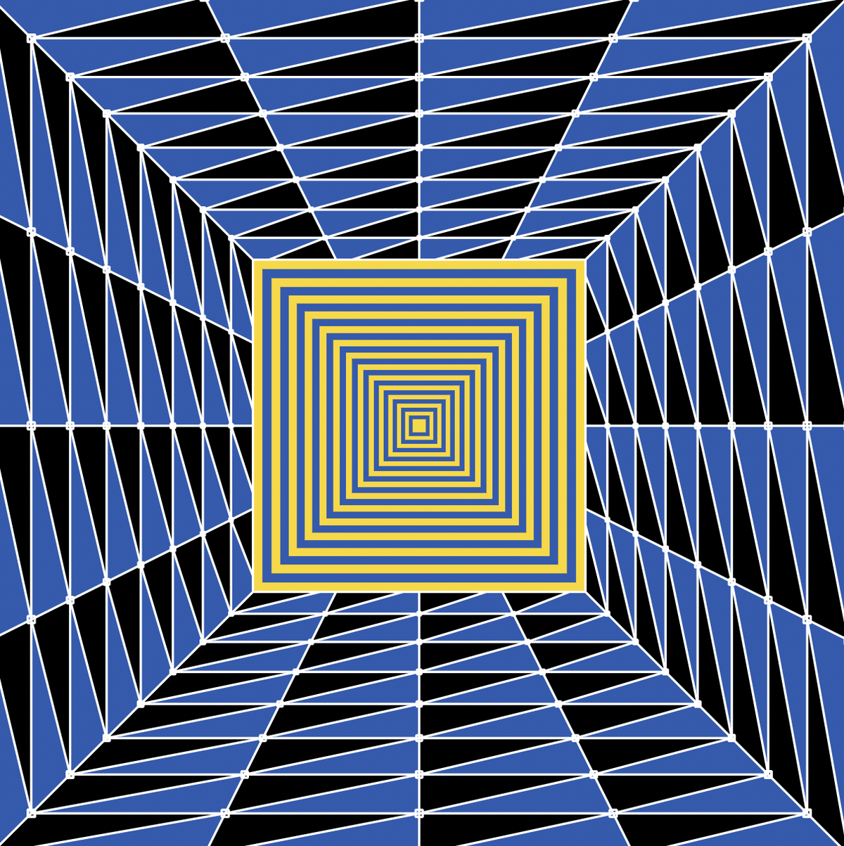 A non-fungible token art piece called FOCUS #0 by the Durham artist Matto.