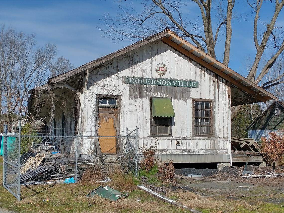 With the state’s Local Government Commission in charge of its finances, the Martin County town of Robersonville isn’t able to tackle problems like blighted buildings, which include the town’s former train station.