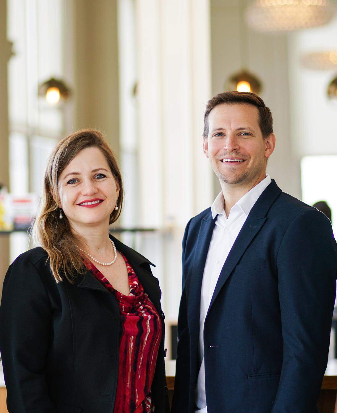 Kaleido co-founders Sophia Lopez, left, and Steve Cerveny.