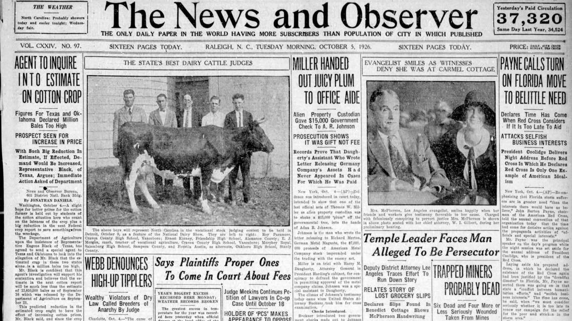 These items filled NC booth at US 150th celebration — Today in Triangle History