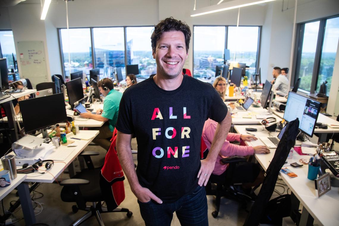 Todd Olson is the CEO of Pendo, a Raleigh software company, which has raised more than $100 million since 2013. On Monday, the state awarded it an $11.7 million incentives package.