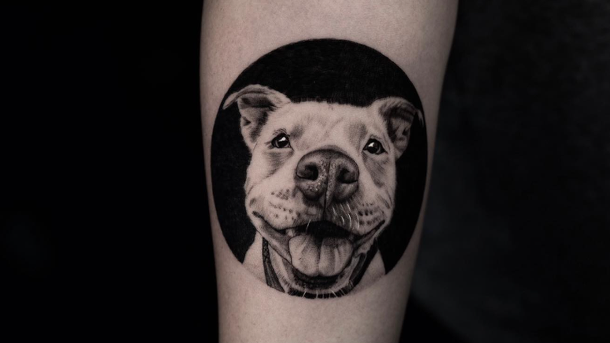A sample of a pet-inspired tattoo from Brian Parrillo at Ethereal Tattoo Gallery in Durham.