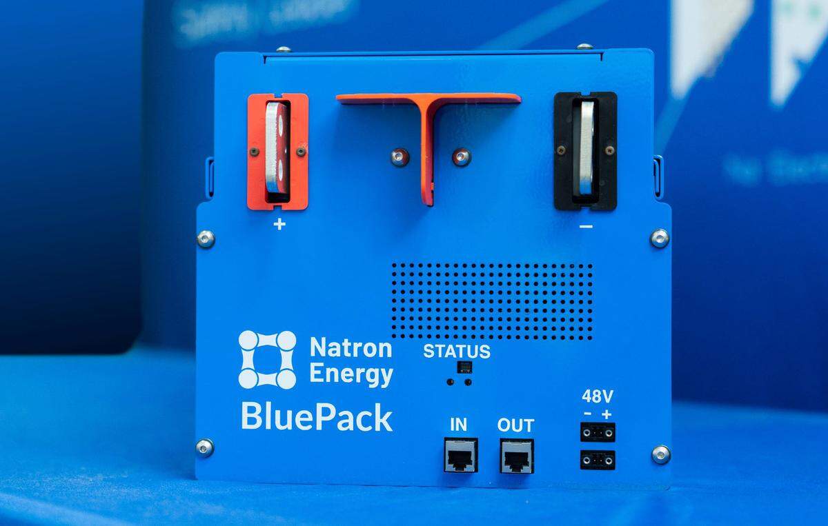 Natron Energy makes sodium-ion batteries.  