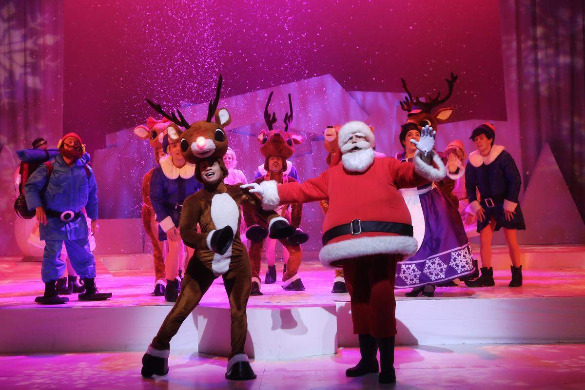 “Rudolph the Red-Nosed Reindeer: The Musical” is presented through Dec. 24, at the Duke Energy Center for the Performing Arts.