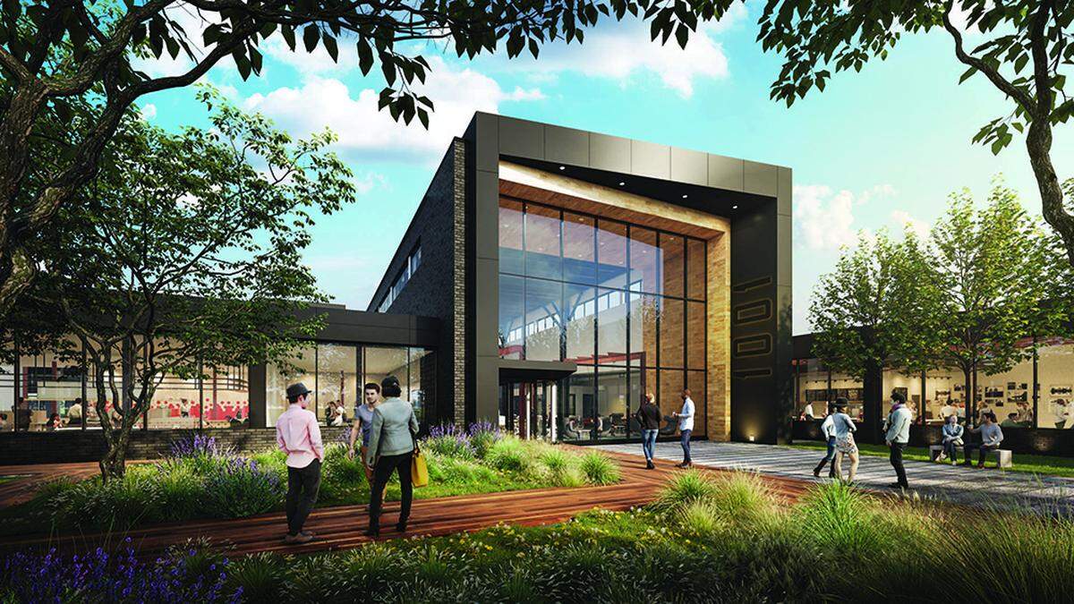 A rendering of The Stitch.