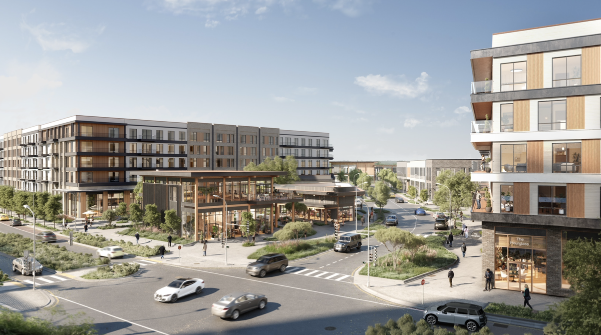 A rendering of Veridea, “live-work-play” community planned for roughly 1,100 acres between U.S. Highway 1 and N.C. 540 in Apex.