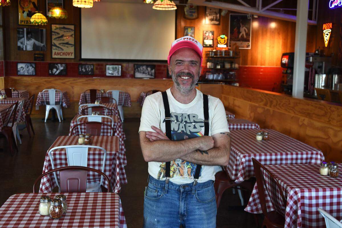 Chef Tom Cuomo will lead the new Dino’s Pizza, which is named for his son.