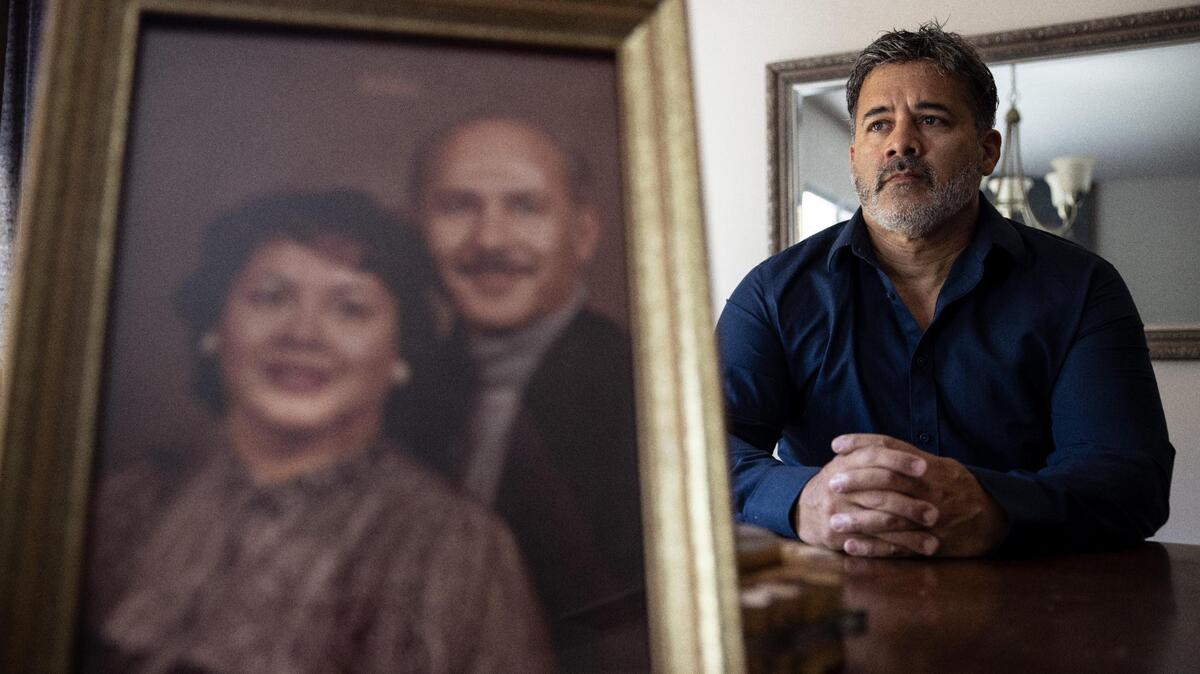 Ronnie Talent poses for a portrait in Charlotte, N.C., on Wednesday, May 12, 2021. Talent and his sister, Lisa Noguera, are suing the adult care home in Charlotte where their mother died in September but face long odds of success.