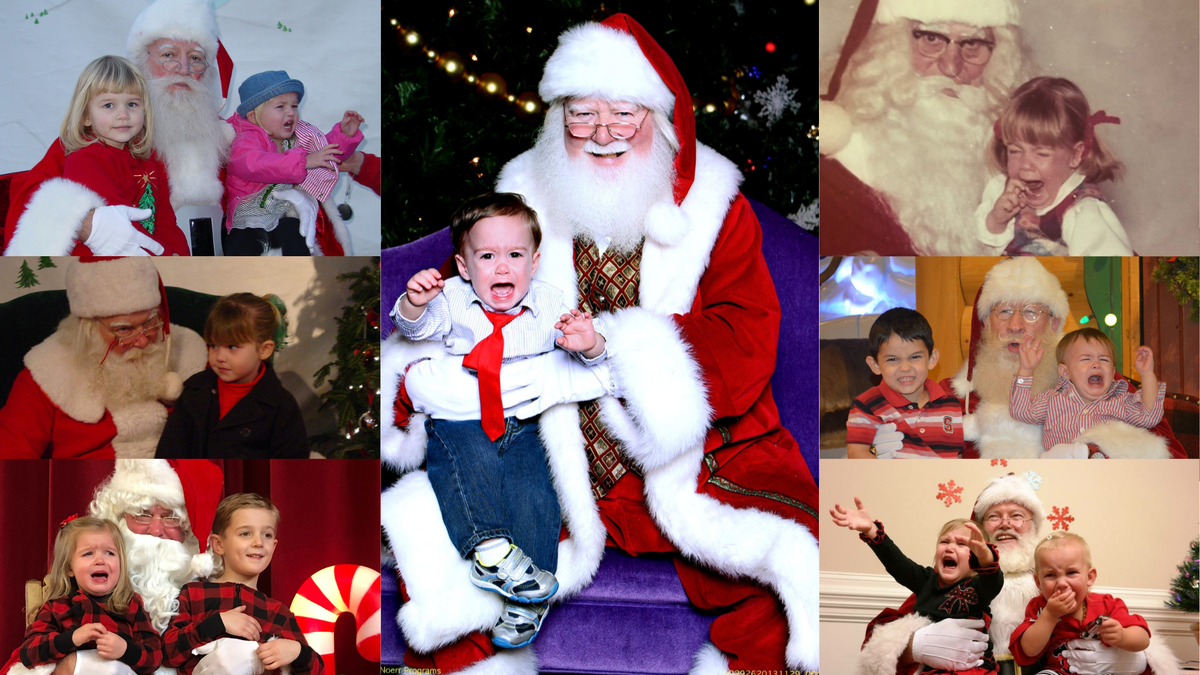 Kids love Santa Claus in theory, but seeing Ol’ St. Nick in person is sometimes a different story. Readers in the Raleigh and Durham area sent us some of their favorite photos of their kids with Santa.