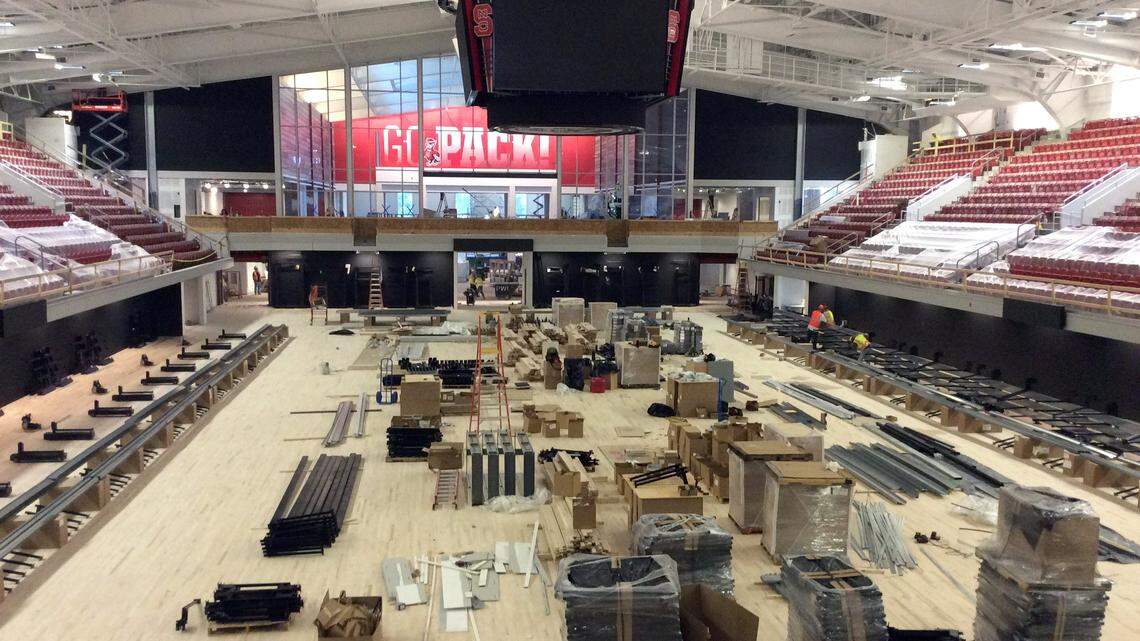 Reynolds Coliseum on the N.C. State campus is undergoing renovations, seen on July 14, 2016. Built in 1949, it was home court for the the N.C. State Wolfpack men’s basketball team until 1999.