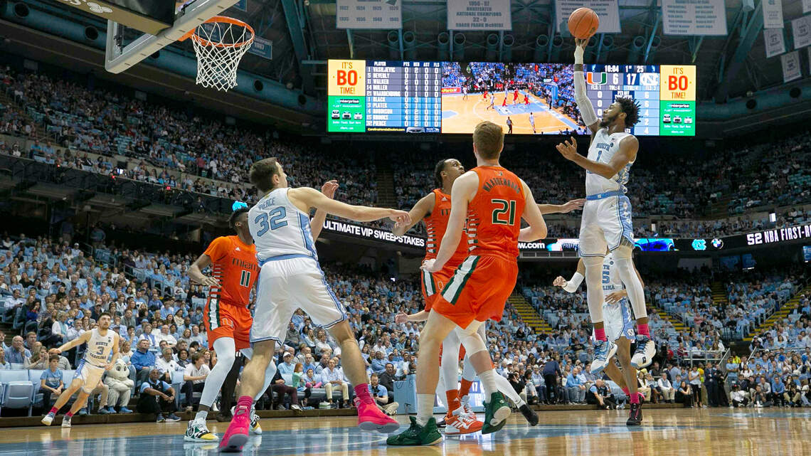 Roy passes Dean on all-time wins list as UNC blows out Miami