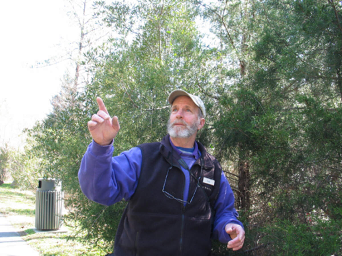 Park naturalist Greg Dodge is known at “Ranger Greg” to staff and regulars at the Durham Museum of Life and Science.