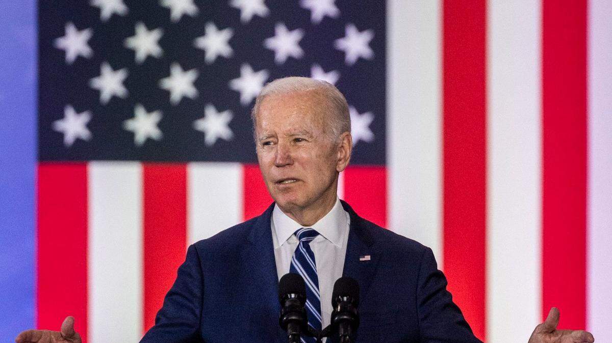 President Joe Biden speaks about the economy during a visit to North Carolina A&T State University in Greensboro Thursday, April 14, 2022.