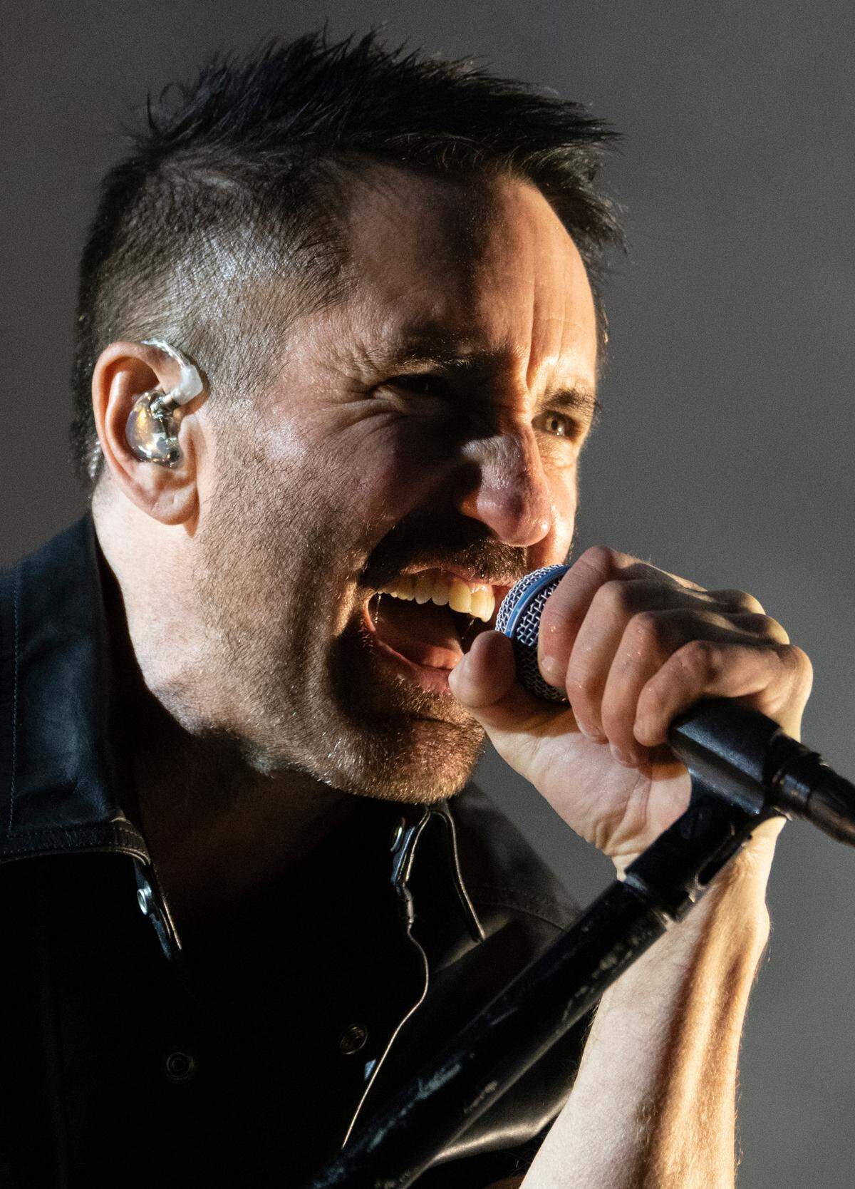 Trent Reznor and Nine Inch Nails open their 2022 U.S. tour at Raleigh, N.C.’s Red Hat Amphitheater, Thursday night, April 28, 2022.