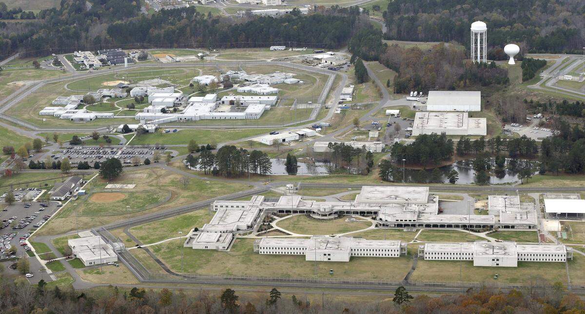 The Butner Federal Correctional Complex is shown in this Wednesday, Nov. 18, 2015 aerial photo in Butner, N.C.