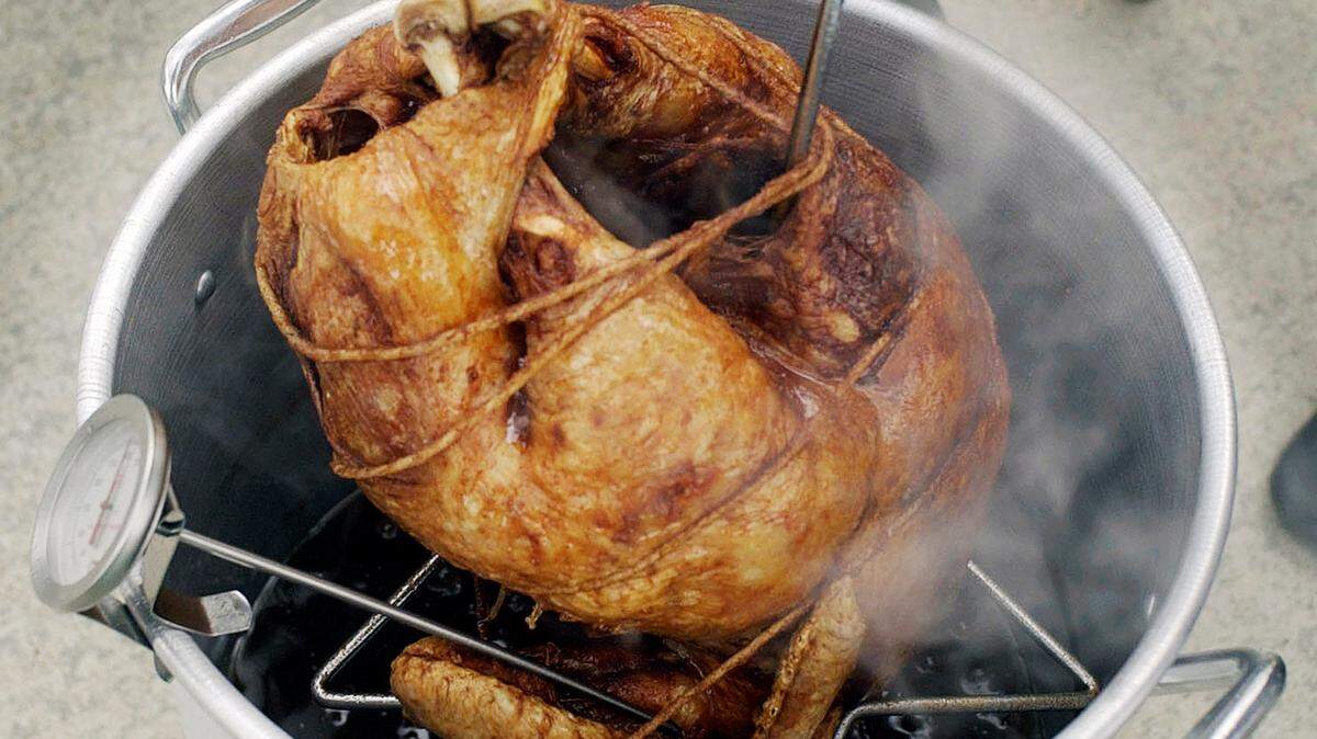 Whether you’re deep frying your turkey or using oil for other dishes, Thanksgiving has the potential to generate lots of cooking grease. There are ways to dispose of it safely.