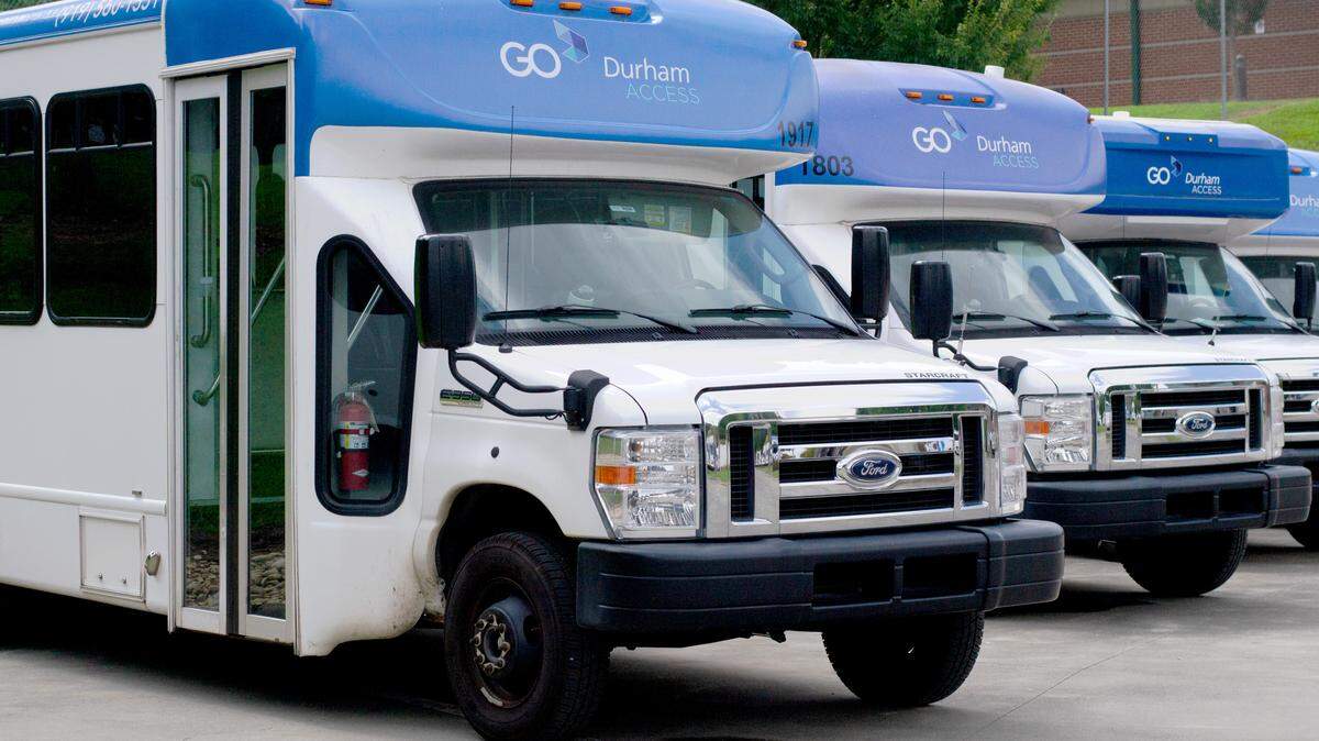 The microtransit program uses smaller vehicles, like shuttles or vans, to adapt to riders’ needs.