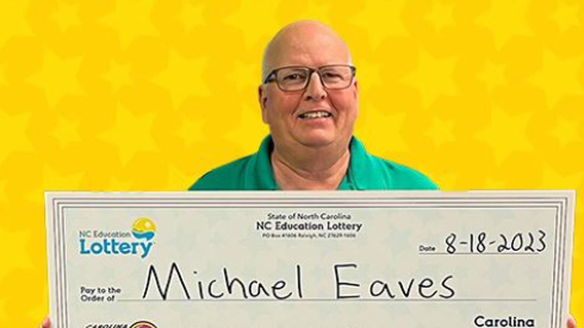 Michael Eaves spent $1 on a ticket that scored him a jackpot win.