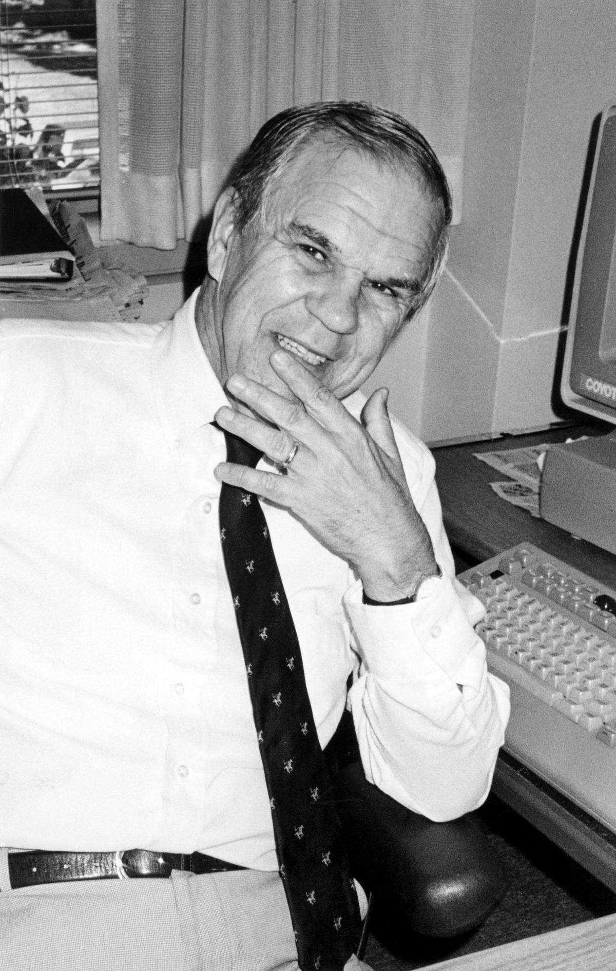 A.C. Snow photographed during his tenure as editor of The Raleigh Times.