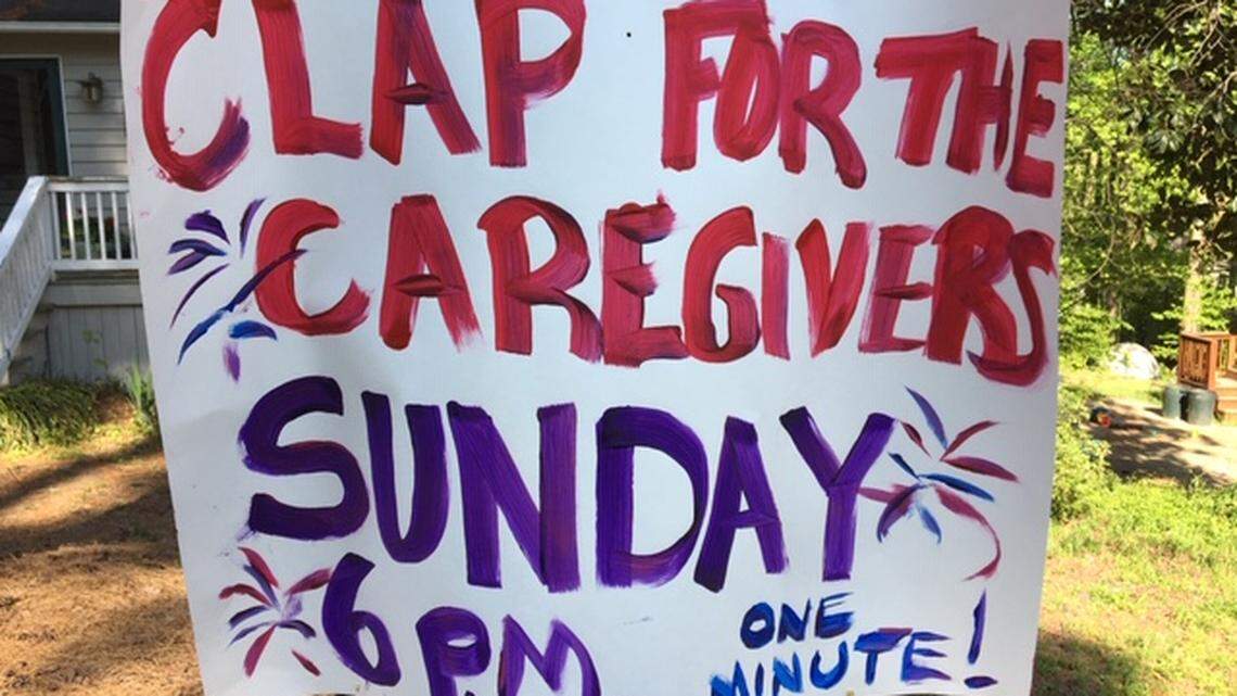 This Easter evening at 6, Raleigh is asked to step outside and salute essential employees