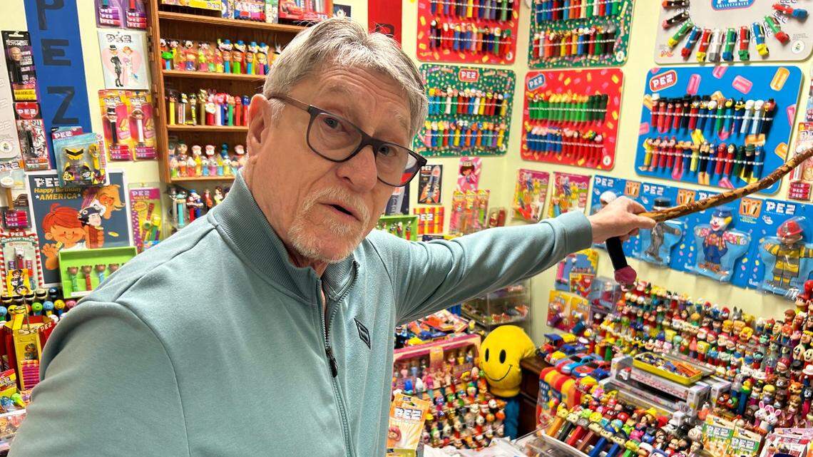 He’s collected 90,000 PEZ dispensers, from Elvis to the Hulk, and he cherishes every one
