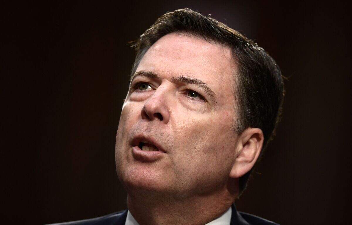 Former FBI director James Comey speaks during a hearing before the Senate Select Committee on Intelligence on Capitol Hill June 8, 2017 in Washington, DC.